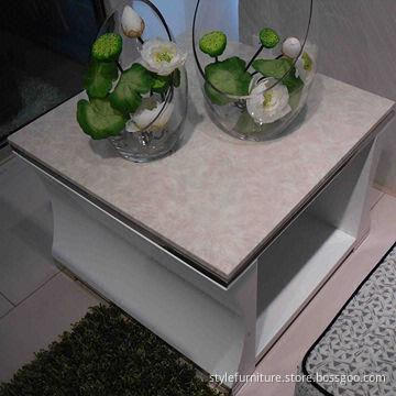 Coffee table, marble top